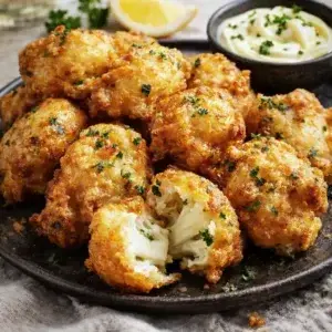 Cauliflower fritters recipe