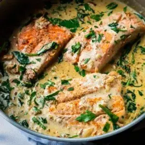 Salmon Florentine recipe