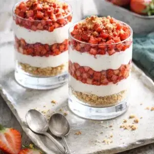 Layered Strawberry Dessert recipe