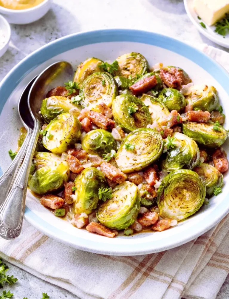 Brussels Sprouts with Lardons recipe