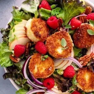 Fried Goat Cheese Salad recipe
