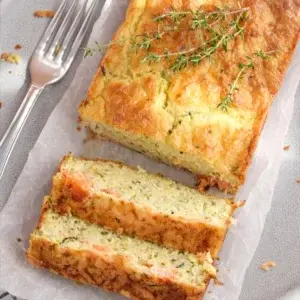 Courgette Cake Smoked Salmon recipe