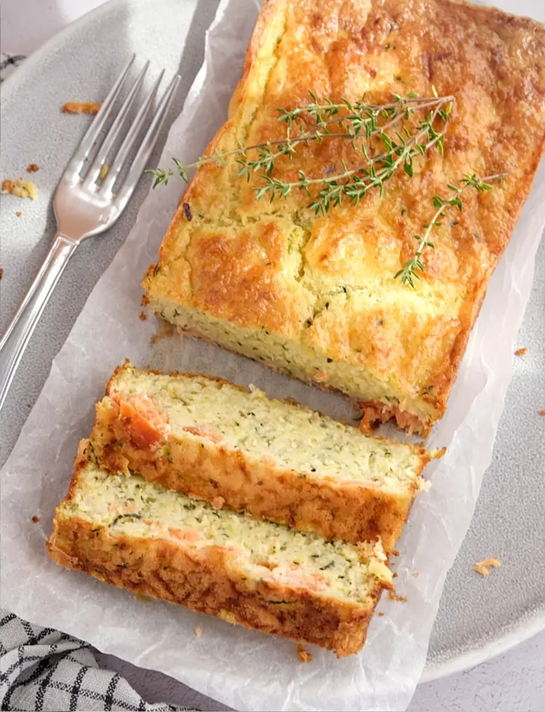 Courgette Cake Smoked Salmon recipe