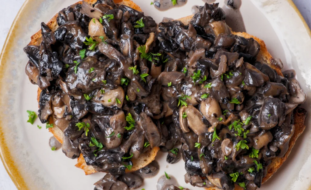 Creamy Mushrooms on Toast recipe