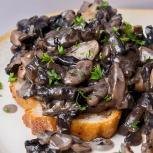 Creamy Mushrooms on Toast recipe